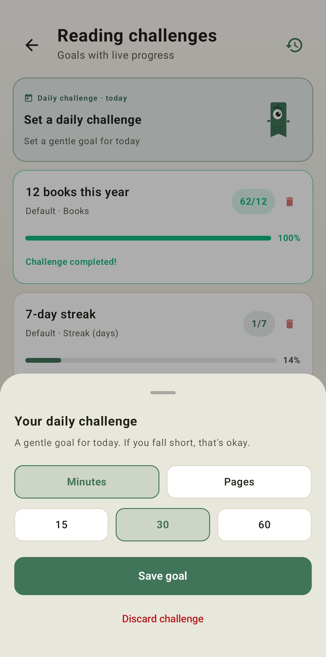 Daily challenge