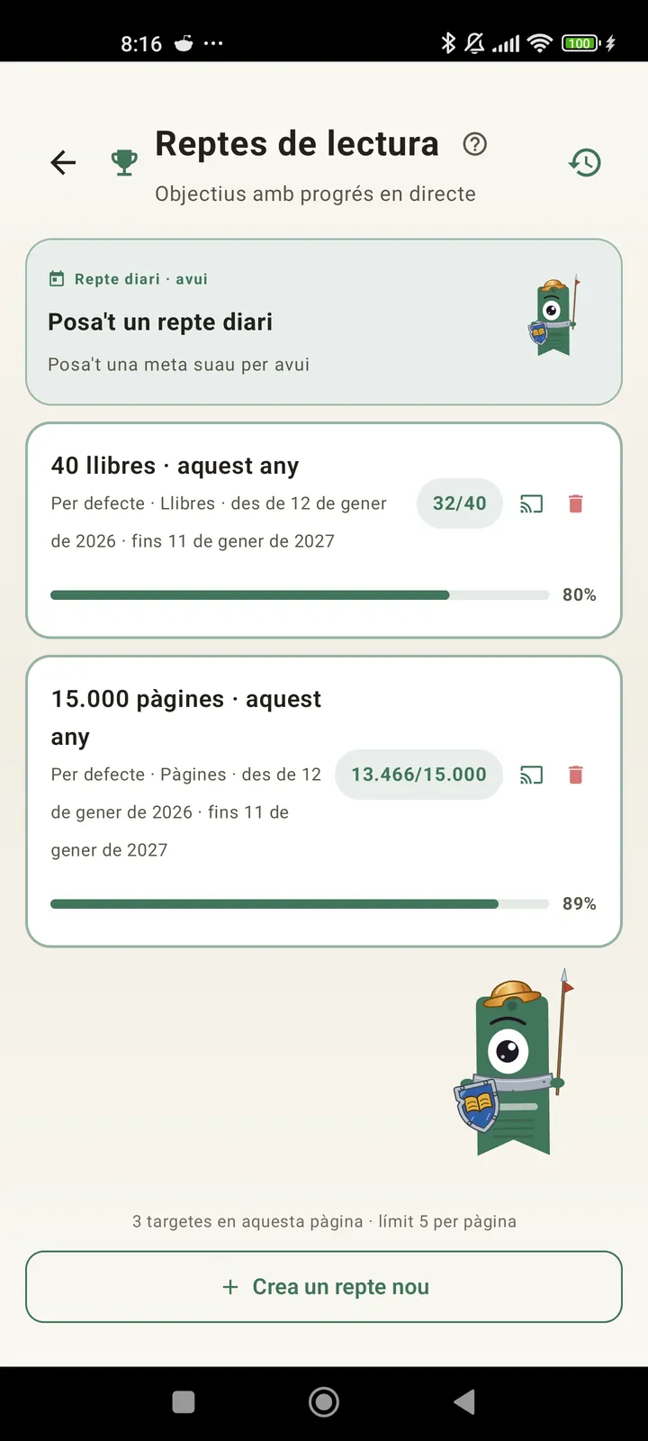 Reptes de lectura