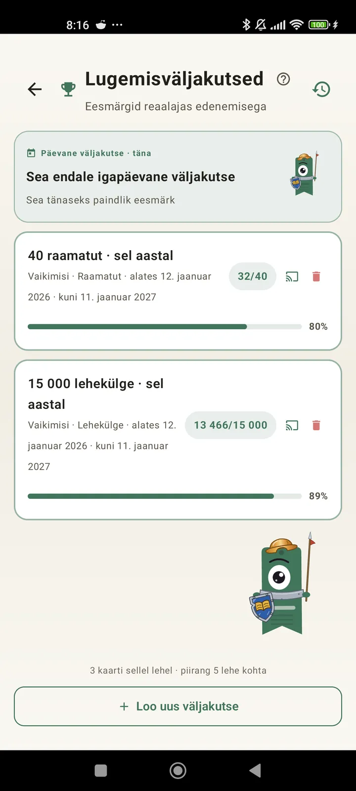 Lugemisväljakutsed