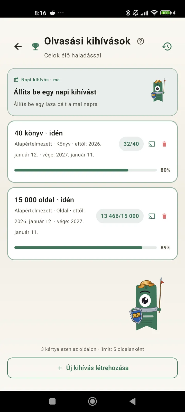 Olvasási kihívások