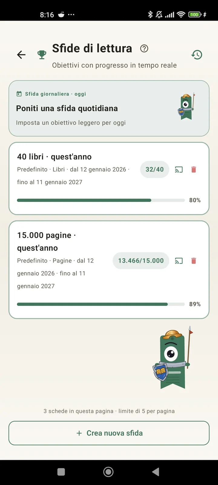Sfide di lettura
