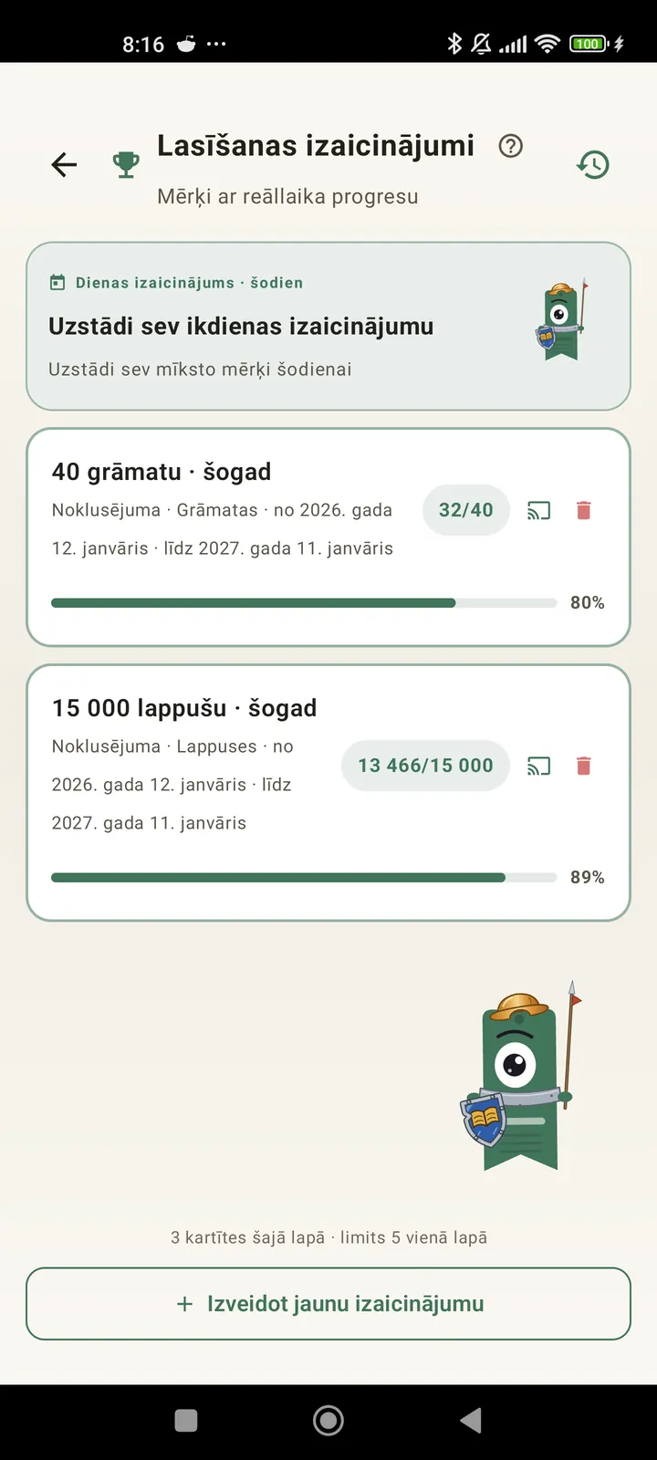 Lasīšanas izaicinājumi