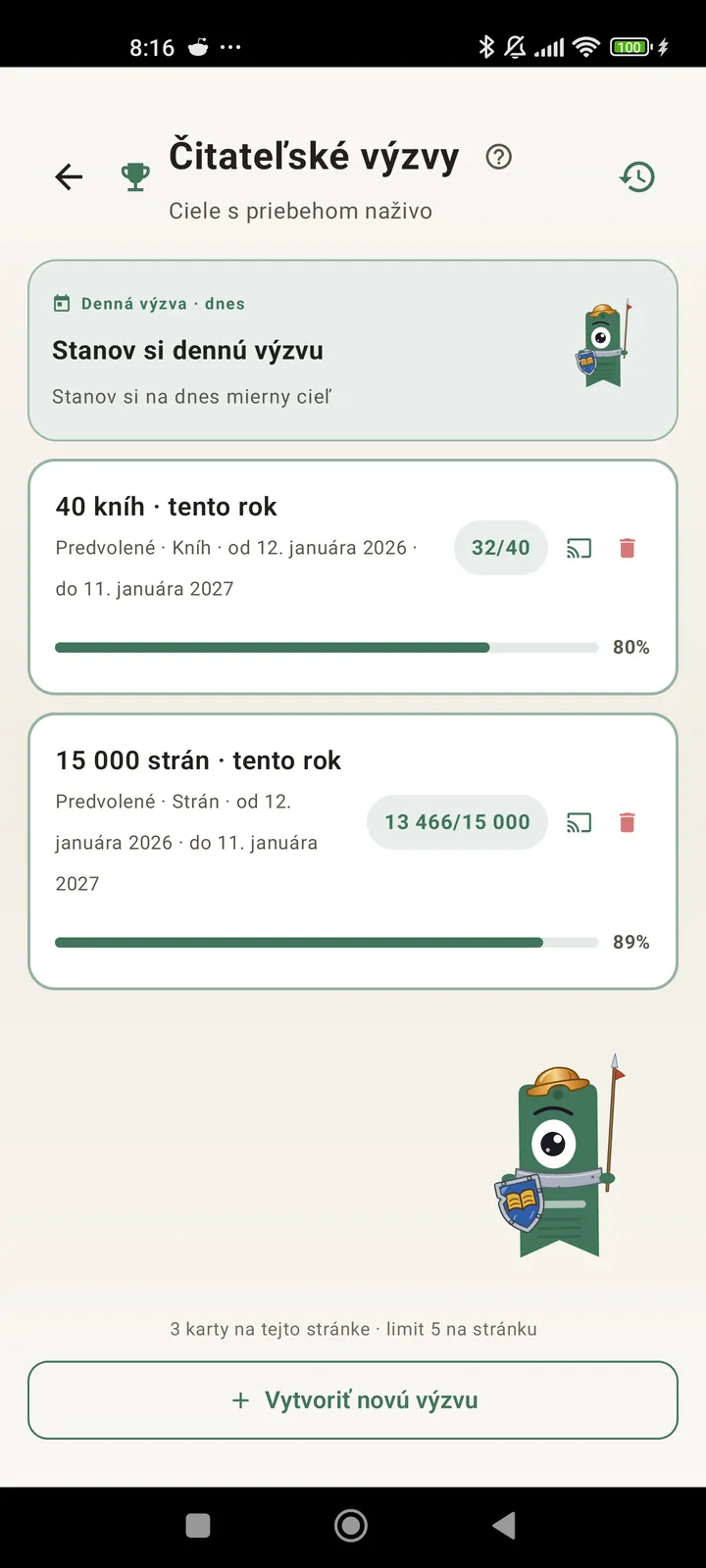 Čitateľské výzvy