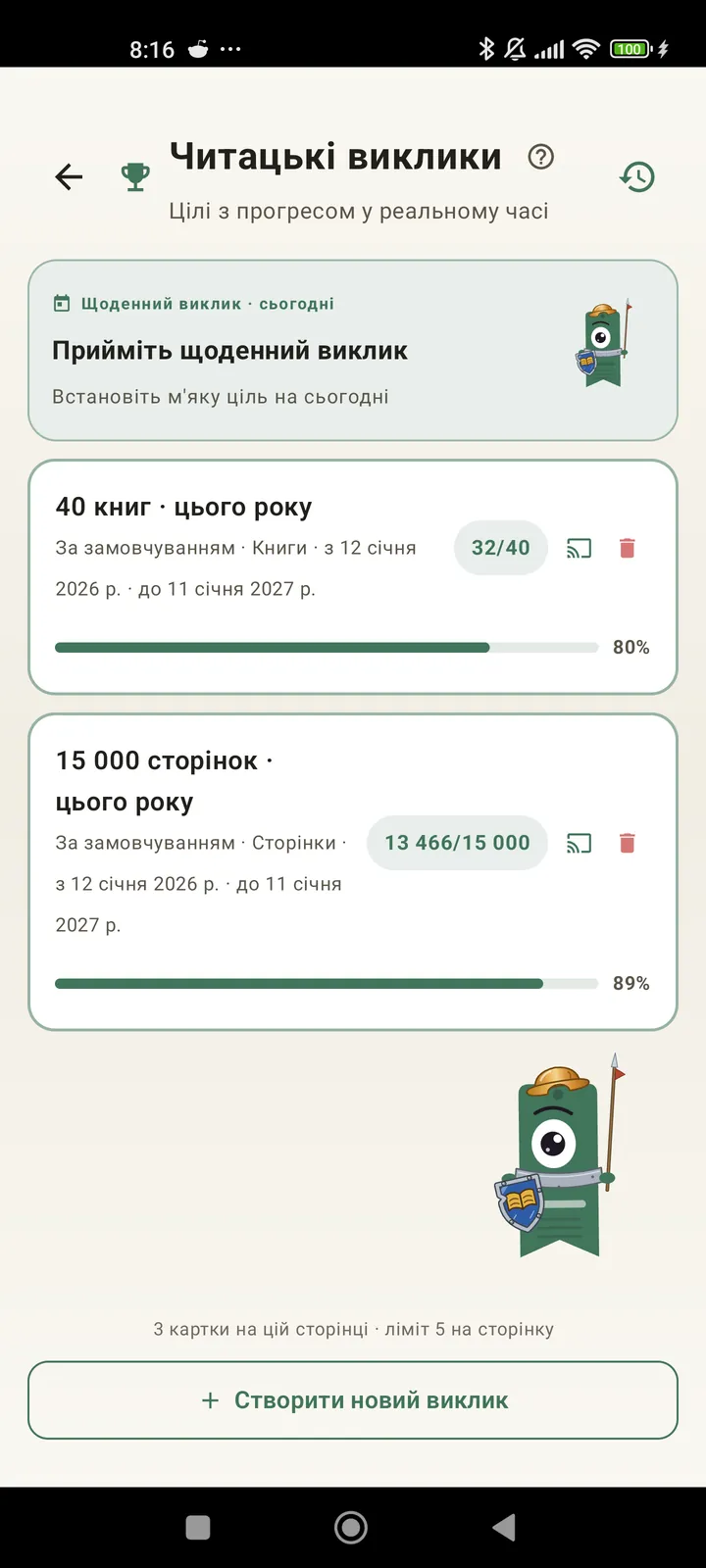 Читацькі виклики