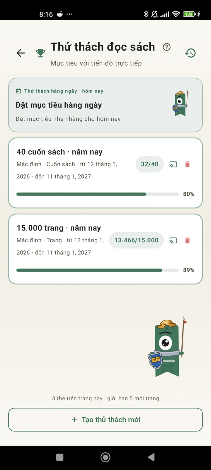 Thử thách đọc sách
