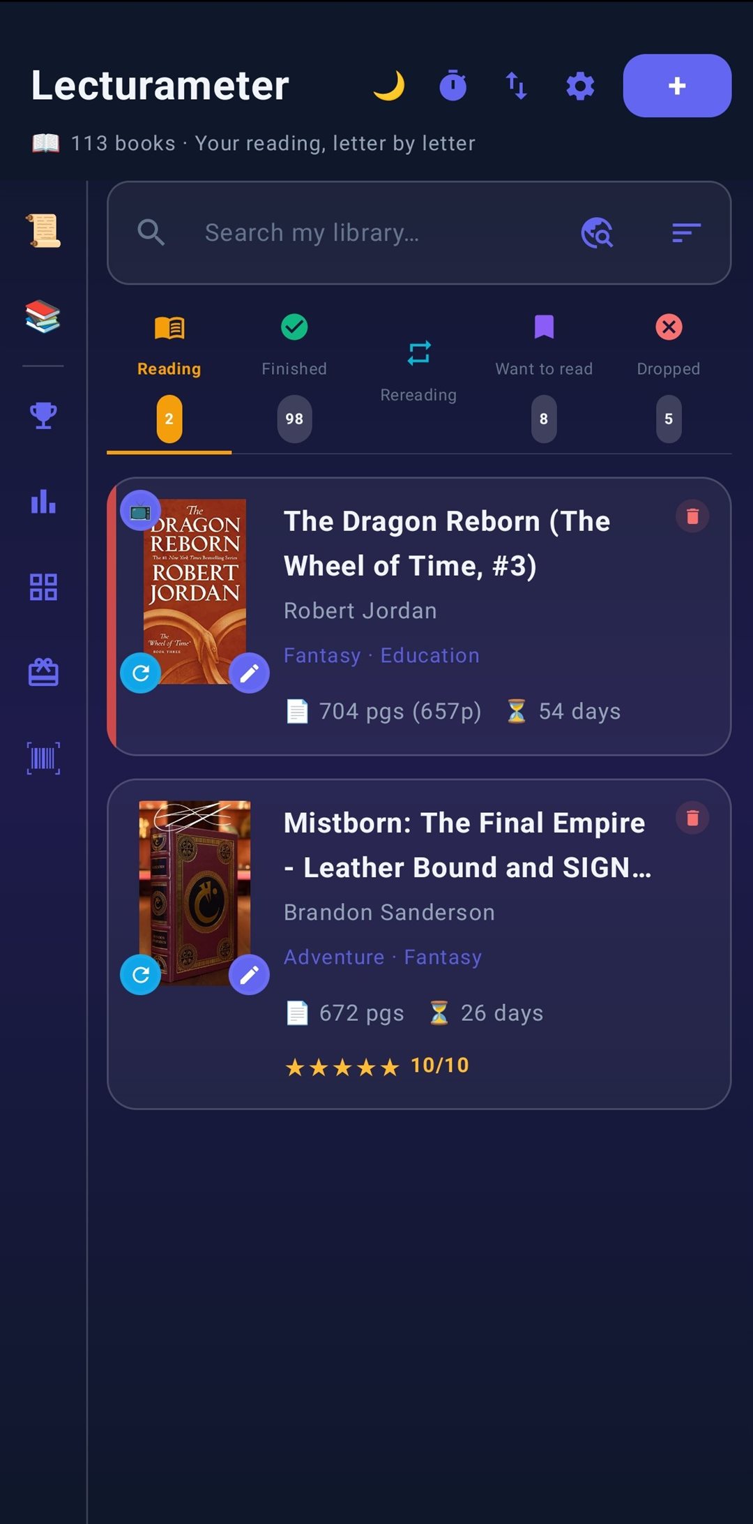 Dark theme